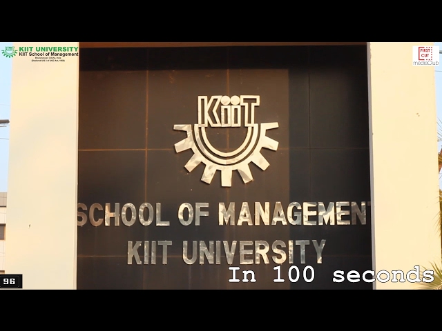 KIIT School of Management video #1