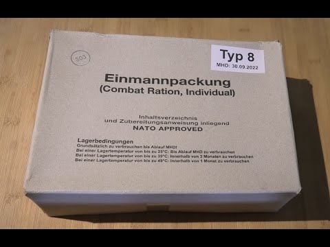 Bundeswehr EPA Type 8 (best before 2022)