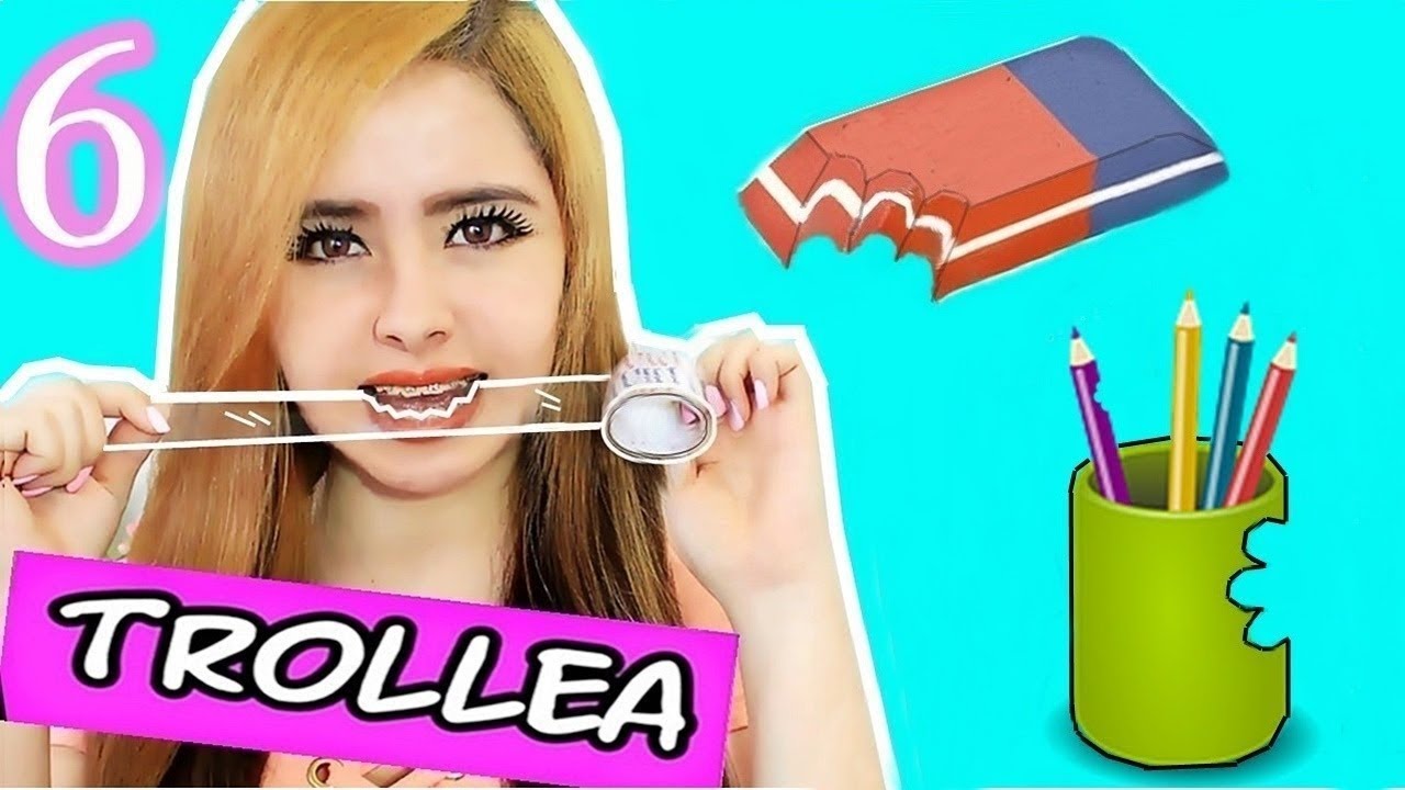 BROMAS para HACER en CLASES / Útiles escolares Comestibles