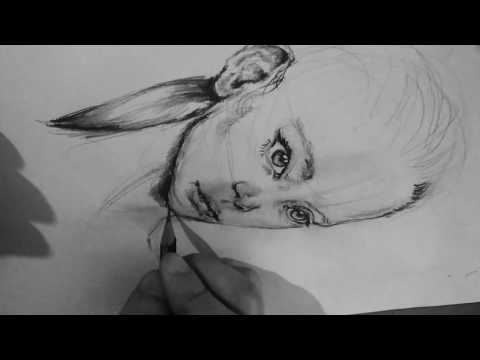 Illustrated Female Portrait Drawing (Quick sketch)