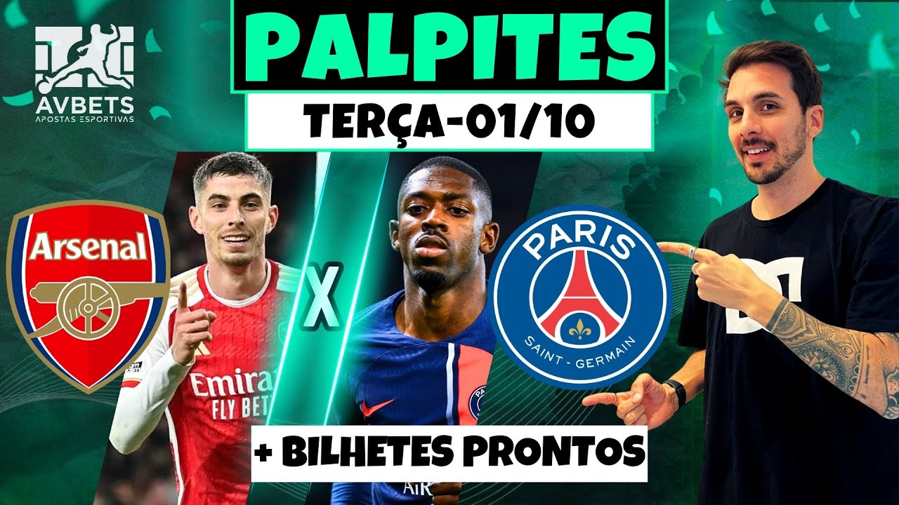 PALPITES E APOSTAS DE FUTEBOL PARA HOJE 01 10  2024 + BILHETE PRONTO (TERÇA-FEIRA)
