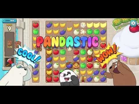 We Bare Bears Match3 Repairs Level 860 - No Boosters