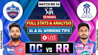 IPL Live DC vs RR Dream11 Team Prediction DC vs RR Dream11