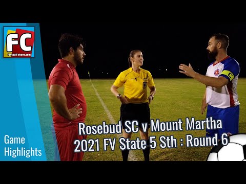 2021 : FV State 5 Sth RD 6 : Rosebud v Mount Martha