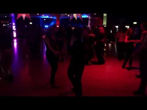 Lorraine Jarman and Mark Hughes at Ceroc Storm, Camber Sands 2013