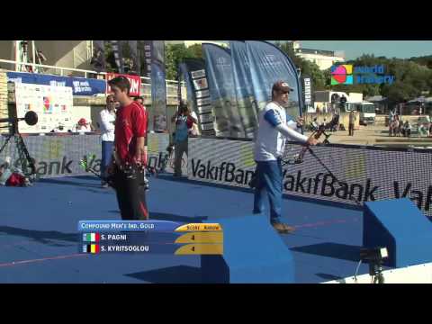 Sergio Pagni v Sam Kyritsoglou – compound men gold | Porec 2010 Archery World Cup S1