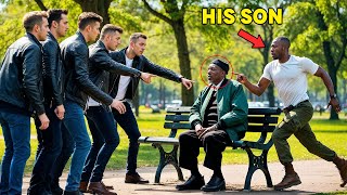 Racist Gang Attacks Old Black Man, Unaware His Son Is A Military General