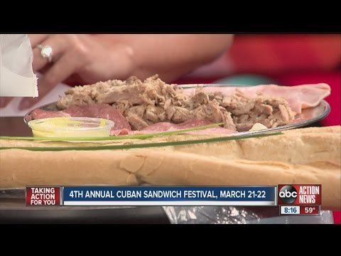 Ybor City hosts the 4th annual National Cuban Sandwich Festival from March 20 to 22