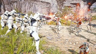 B1 Droids vs Stormtroopers  NPC Wars Star Wars