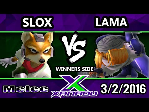 S@X 139 - Lama (Sheik) Vs. Slox (Fox) SSBM Tournament - Smash Melee