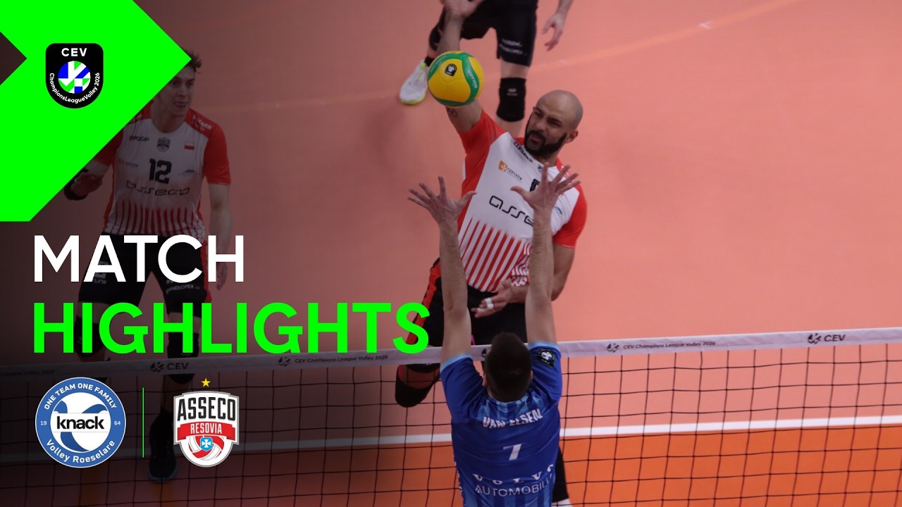 Highlights | Knack ROESELARE vs. Asseco Resovia Rzeszow  | CEV Champions League Volley 2026