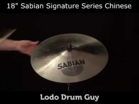 SOLD OUT 18" Sabian Signature Series Chinese TRASH cymbal
