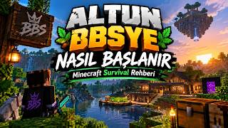 ALTUN BBSYE NASIL BAŞLANIR 🌳 Minecraft Survival Rehberi #minecraft
