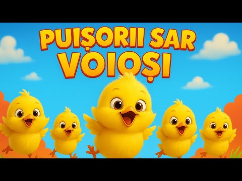 Puișorii sar voioși 🐣 | Cântec vesel pentru copii | Zuzu World - Muzică educativă animată