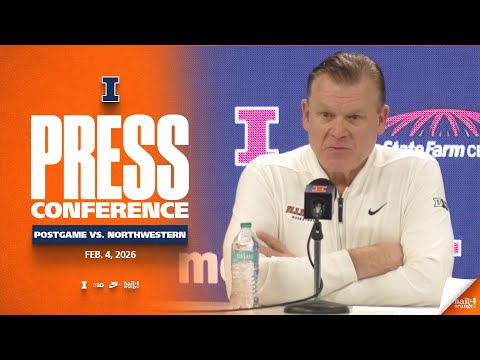 Illinois Men's Basketball | Postgame Press Conference vs. Northwestern 2/4/26