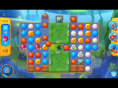 Fishdom 2021 - Level 6722   #playrix #fishdom #gaming