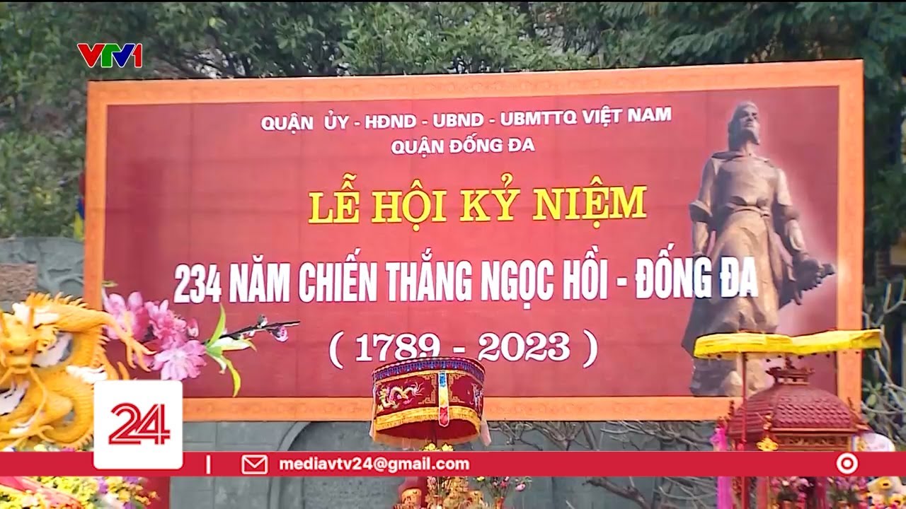 Không khí lễ hội Gò Đống Đa, Hà Nội  | VTV24