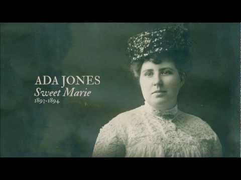 Ada Jones' debut recording - Sweet Marie (1893-1894)