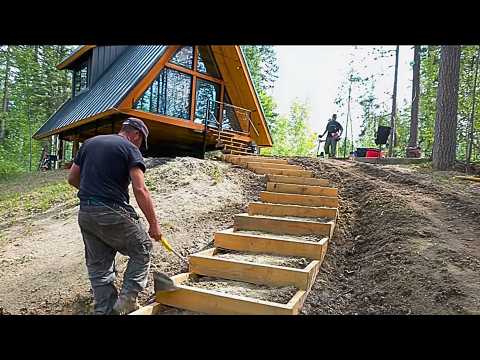 Man Builds $500K Luxury A-Frame House in 9 Months | Start to Finish by @MrBuildit