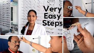 How to take pd measurement by Optometrist | Eye care professional | Pupillary Distance Measurement