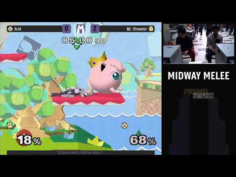 Midway Melee 1 - $5 Money Match - (Sheik) Acid vs Nikki (Jigglypuff)