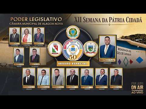 SESSÃO ESPECIAL DA CÂMARA MUNICIPAL DE ALAGOA NOVA - PB