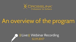 CrossLink 2018: An overview of the program