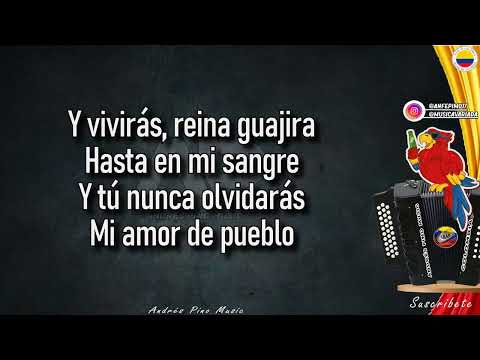 Reina Guajira - Elder Dayan Diaz | Letra | Andres Pino Music