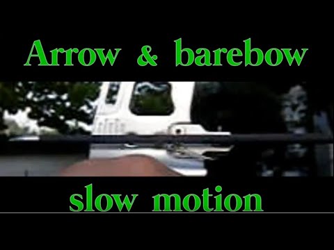 Barebow slow motion