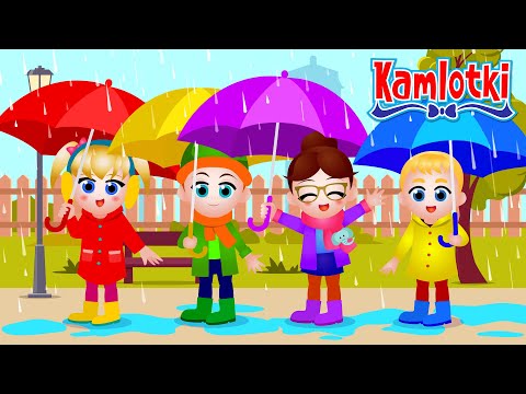 DESZCZYK – Piosenka o deszczu ☔ Polskie piosenki dla dzieci | Kamlotki