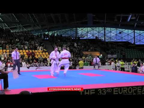 33rd EC IKO, 1/16 -80 Artsem Urbanovich (Belarus, aka) - Raphael Vivien (France)