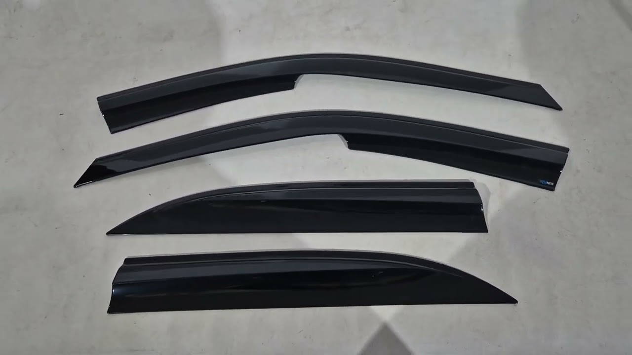 Toyota Corolla 1993-1998 рр. Вітровики (4 шт., Sunplex Sport) Video 1