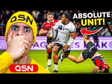 American Reacts to Josua Tuisova's CRAZY Highlights! (Absolute Unit)