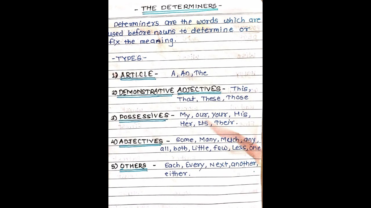 Determiners #english #grammar