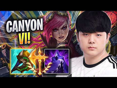 CANYON TRIES NEW VI BUILD! - DK Canyon Plays Vi JUNGLE vs Karthus! | Season 2023