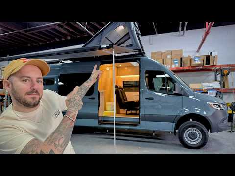 \"Inside the NEW 2025 Mercedes Sprinter 170 AWD Camper Van | Brooklyn Camper Vans Full Tour