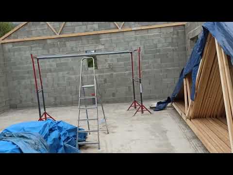 Construction de Maison : la Carcasse de la Maison est enfin terminée !