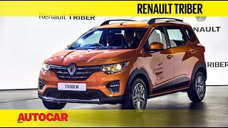 Renault Triber compact 7-seater | First Look and Walkaround | Autocar India