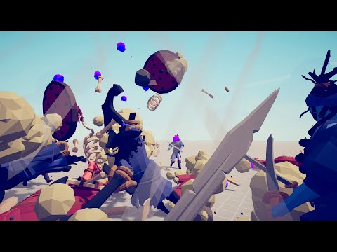 TABS | Samurai Giant & Skeleton Giant Vs BlackBeard & Pirate Queen!!! |