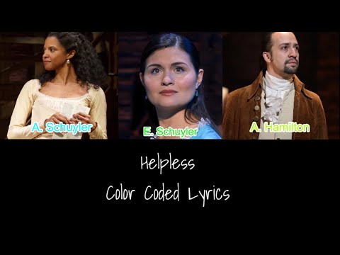 Helpless || Hamilton || Color Coded Lyrics [1-10]