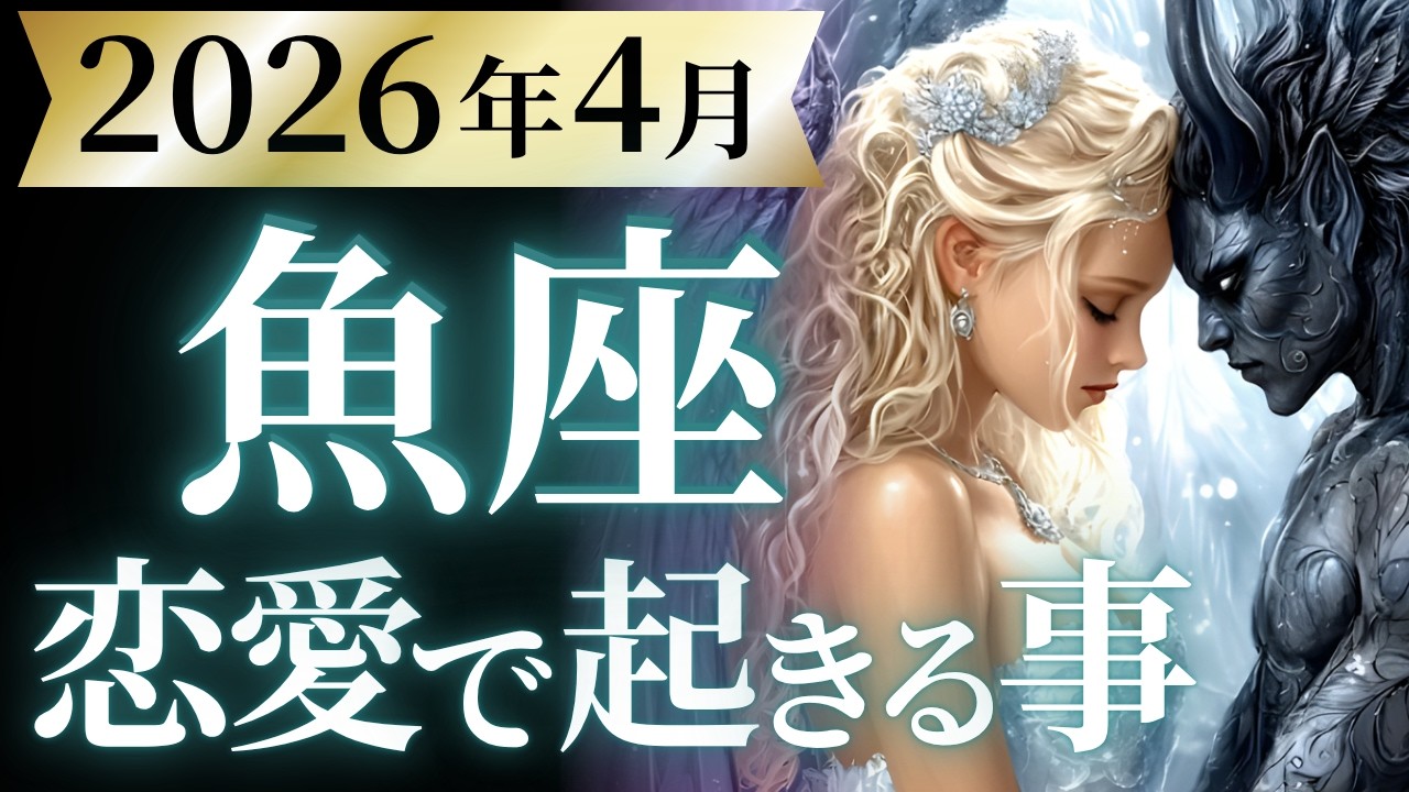 【魚座4月の恋愛運💗】遂に、遂に、大優勝します❗️エグい特大ホームラン🤩運勢をガチで深堀り✨マユコの恋愛タロット占い🔮