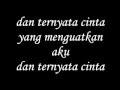 Anji Drive - Ternyata Cinta (Lyrics)