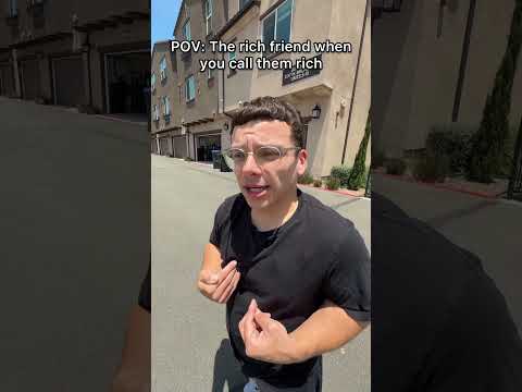 That rich friend be like 😭