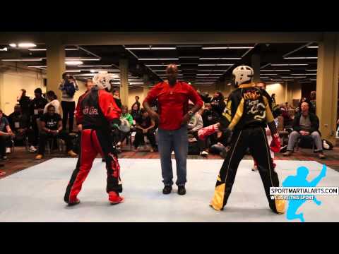 Kodaq Wray vs Mathieu Williams - Mens Team Sparring - AKA Warrior Cup 2015