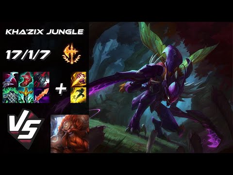 JUNGLE Kha'Zix vs Gragas - EU Challenger Patch 14.22