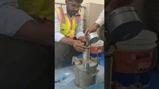 Lab Testing of Concrete Air Contents.Ajman UAE