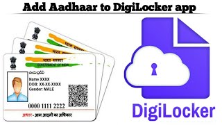 How to Add Aadhaar Card to DigiLocker app | Link Aadhar with Digital Locker online | Techno Logic