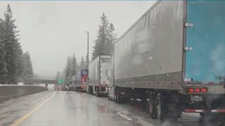 California Winter Storm: Road closures in the Sierra