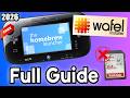 Full Wii U Modding Walkthrough Without SD Aroma CFW Storage Games Pretendo Setup