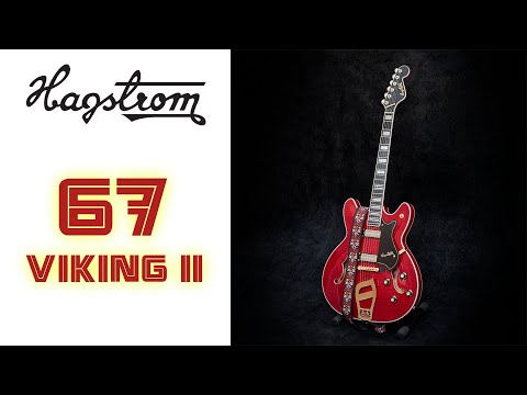 Hagstrom   67’ Viking II “Elvis Come Back Special 68” Replica  Free Case image 25